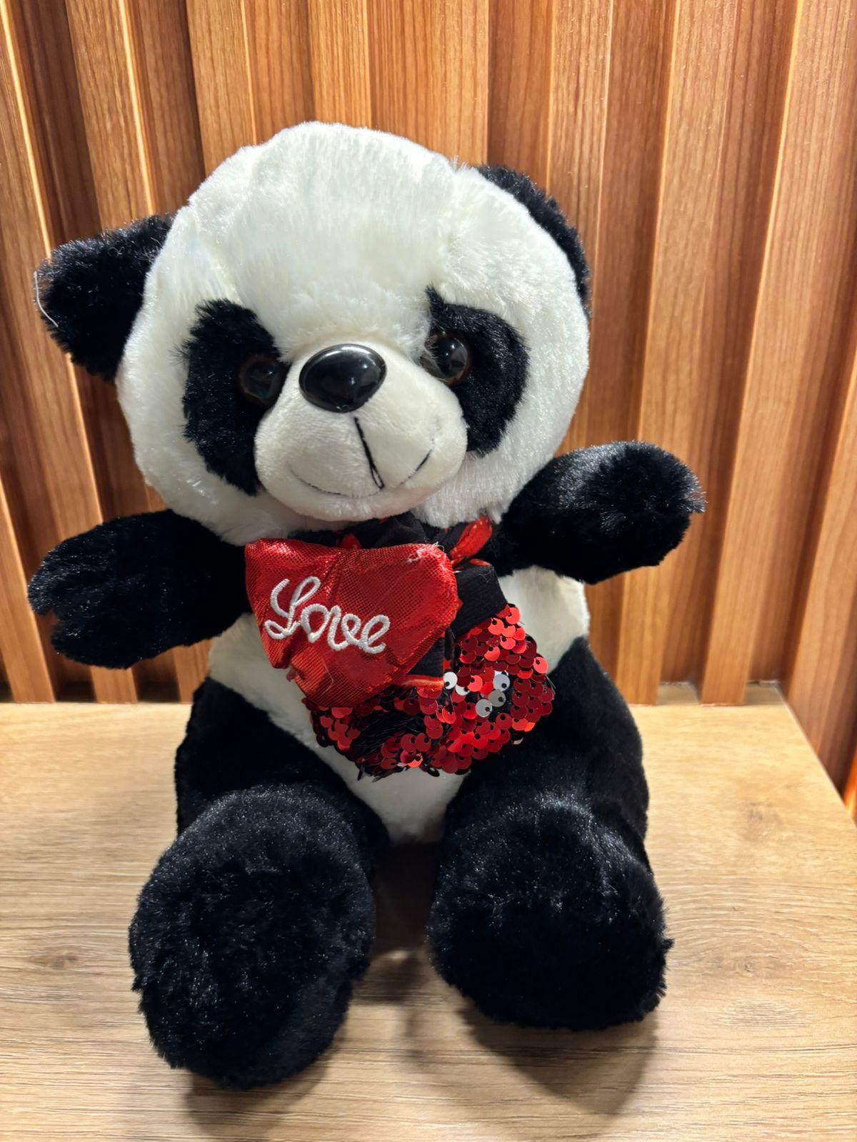 PANDA COLLAR CORAZÓN